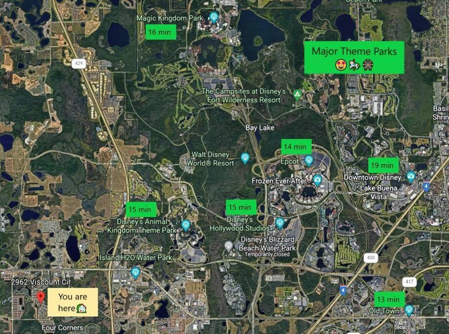 Vacation Home With Private Pool Near Disney World كيسيمي المظهر الخارجي الصورة